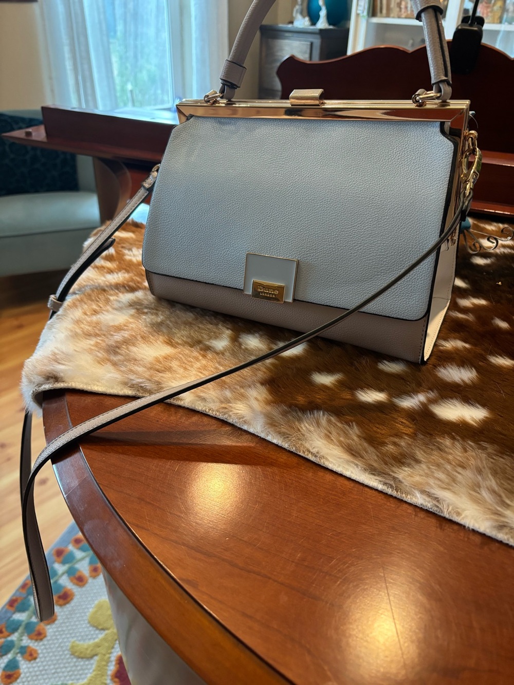 Dune London Color-block Convertible Structured Satchel Crossbody Bag